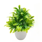 1PC Artificial Plant with Plastic Pot for Home Office Desk Living Room Bedroom Decor Fake Greenery No Maintenance Required - Image 9