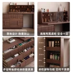 medieval dresser, chest of drawers, integrated bedroom, retro makeup table at the end of the bed, premium solid wood corne - Image 2