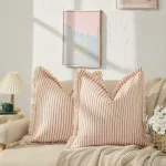 1pc Throw Pillow Covers - Comfortable Striped Throw Pillowcase  For Home Bedroom Living Room, Car & Sofa Decor - Perfect Gift - Image 8