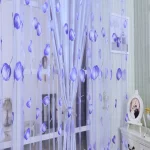 Tulle Curtains Modern Simplicity Living Room Sheer Window Curtains​ Children's Bedroom Kitchen Soft Comfortable Fabric - Image 54
