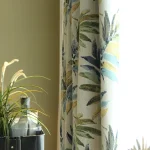 Curtains for Living Dining Room Bedroom Nordic Modern Simple Light-shading Pastoral Leaves Sun-shading Linen Color Jacquard - Image 12