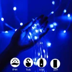 LED Curtain Lights Fairy String Lights Festival Lighting Rainbow Window Lamp Home Bedroom Christmas Decoration App Control DIY - Image 3