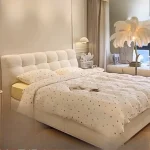 Bedroom Modern Bed Headboards Single Sleeping Double Girls Design Luxury Bed Simple European Letto Matrimoniale Unique Furniture