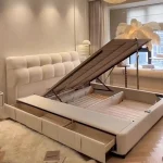 Bedroom Modern Bed Headboards Single Sleeping Double Girls Design Luxury Bed Simple European Letto Matrimoniale Unique Furniture - Image 5