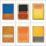 Wall Art Poster Canvas Painting for Room Office  Abstract Mark Rothko Colorful School Decoration Stuff Home Decor - Image 2