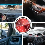 Car Clock Luminous Automobiles Internal Stick-On Mini Digital Watch Mechanics Quartz Clocks Auto Ornament Accessories - Image 3