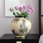 Ceramics Vases Modern Storage Flower Bottle Sculptures Elegant Room Ornaments Home Decoration Table Top Items Holiday Gifts - Image 2