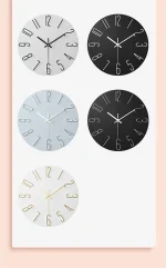 Wall Clock Battery Powered Clocks 12 inch Small Clock Analog Clock Suitable for Home Office Bedroom Kitchen Classroom School - Image 17