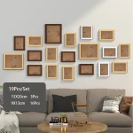 14/19Pcs Photo Frames For Pictures Wall Picture Frame Wooden Frame For Wall Hanging Photo Decor Wedding Party Home Decoration - Image 14