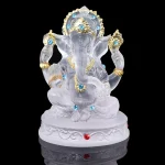 Resin Ganesha Statue Buddha Elephant hindu God Sculpture Figurines Resin Home Garden Decoration Buddha Statues For House - Image 6