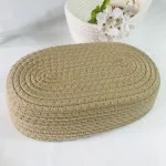 Desktop Organize Boxs Cotton Rope Woven Storage Baskets Desktop Decorate Basket Sundries Key Cosmetics Storage box 면 끈 수납함 - Image 12