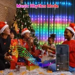 LED Curtain Lights Fairy String Lights Festival Lighting Rainbow Window Lamp Home Bedroom Christmas Decoration App Control DIY - Image 4