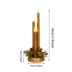 LED Candles, Flameless Christmas Candles, LED Candle Holders, Photo Props, - Image 6