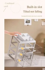 Drawer Desktop Organizer, Organizer Drawers, Desk Stationery Organizer, Multifunctional Dustproof Large Capacity Office Shelf - Image 16