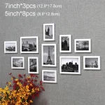11Pcs Picture Frames Wall Photo Frame Architecture Picture Frame Set Modern Decor Living Room Home Decoration marcos de fotos - Image 7
