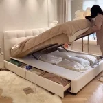 Bedroom Modern Bed Headboards Single Sleeping Double Girls Design Luxury Bed Simple European Letto Matrimoniale Unique Furniture - Image 3