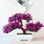 Artificial Plants Bonsai Small Tree Pot Fake Plant Flowers Potted Ornaments For Home Room Table Decoration Hotel Garden Decor - Image 7