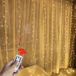 LED Curtain Lights Warm Fairy String Lights Festival USB Lighting Rainbow Window Lamp Home Bedroom Wedding Christmas Decoration - Image 6