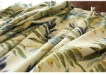 Curtains for Living Dining Room Bedroom Nordic Modern Simple Light-shading Pastoral Leaves Sun-shading Linen Color Jacquard - Image 9