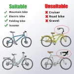 RBRL Bike Mirror Anti-shake Bicycle Side Mirror Durable 360 Rotatable Extended Rearview Mirrors for MTB Electric Bike - Image 5