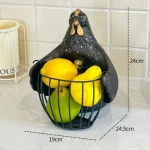 Kitchen Storage Basket Multifunction Removable Organizer Baskets Modern Table Centerpiece Storage Basket Creative Design Baskets - Image 7