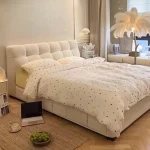 Bedroom Modern Bed Headboards Single Sleeping Double Girls Design Luxury Bed Simple European Letto Matrimoniale Unique Furniture - Image 4