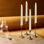 LED Flameless Taper Candles Lights Window Decorative Christmas Candles Lamp Electric Long Candles 3D-Wick Flameless Candlesticks - Image 18