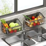 Storage Basket Wall Hanging Fruit Basket Kitchen Vegetables Organzier Sundries Organizer Flower Plant Pot Storage Home Decor - Image 4