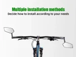 RBRL Bike Mirror Anti-shake Bicycle Side Mirror Durable 360 Rotatable Extended Rearview Mirrors for MTB Electric Bike - Image 17