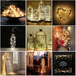 LED Fairy Lights Battery Operated String Lights Waterproof Silver Wire Firefly Starry Lights  Wedding Party Xmas Christmas Decor - Image 17
