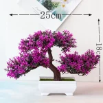 Artificial Plants Bonsai Small Tree Pot Fake Plant Flowers Potted Ornaments For Home Room Table Decoration Hotel Garden Decor - Image 6
