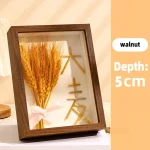 3D Wooden Picture Frames Depth 3cm 5cm Dried Flower Specimen Holder Handmade DIY Handwork Display Phote Frame Home Decoration - Image 14