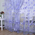 Tulle Curtains Modern Simplicity Living Room Sheer Window Curtains​ Children's Bedroom Kitchen Soft Comfortable Fabric - Image 53