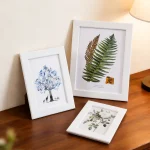 Multi-size tabletop photo frames for displaying 5, 6, 7, and 8-inch photos, suitable for placement in living rooms, bedrooms - Image 2