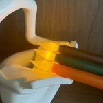 6Pcs LED Flameless Flickering Taper Candles 3D Wick Candles Lamp Wedding Home Decor Battery Operated Electronic Candle Light - Image 11