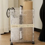 Multifunction Storage Baskets Bedroom Bathroom Organizer Baskets Indoor Large Capacity Toys Clothes Storage Basket with Wheels - Image 19