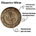 European Wall Clocks Retro Clock Watch Creative Living Room Design Clocks Luxury Watches Dining Room Decoration Home Furniture - Image 6