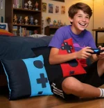 2pcs Soft Gaming Throw Pillow Video Game Room Decoration Accessories for Boys Teen Men Gamer Birthday Gifts Party Decorations - Image 4