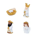 Cartoon Hand Painted Sacred Family Resin Figurines Mini Dollhouse Decor Miniature Desktop Ornaments - Image 8