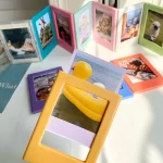 3 Inch Magnet Photo Frames 5pcs Colourful Mini Film Photo Frames DIY Decorative Display Stand Photo Frames Home Decor - Image 4