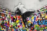 Modern Abstract Street Wall Art Painting Banksy Graffit Art Canvas Painting Prints Poster Cuadros Wall Art Pictures Home Decor - Image 18