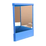 14x17cm Professional True Mirror Non Reversing Clear Inverted Mirror Cosmetic Mirror For Cosmetic Makeup Vanity Table Bedroom - Image 9