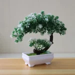 Artificial Plants Bonsai Simulated Tree Potted Plants Fake Flowers Table Potted Ornaments - Image 7