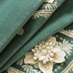 European Curtains for Living Dining Room Bedroom Style Water Soluble Embroidery Embroidered Curtains with Yarn - Image 4