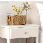Storage Basket Handmade Multi-functional Woven Simple Decorative Desktop Sundries Cosmetics Storage Basket - Image 5