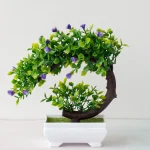 Artificial Plants Bonsai Simulated Tree Potted Plants Fake Flowers Table Potted Ornaments - Image 16