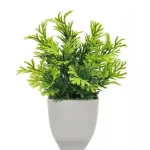 1PC Artificial Plant with Plastic Pot for Home Office Desk Living Room Bedroom Decor Fake Greenery No Maintenance Required - Image 8