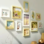 11pcs Picture Frames Photo Wall Home Decor Living Room Wall Mounted Set Pictures Frames for Restaurant Decoration