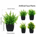 1pc Artificial green plants, home greening, outdoor gardens, office decoration, birthday, wedding and party scene decorations - Image 6