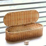 Storage Basket - Woven Storage Box, Dust-proof Cutlery Frame, Home Decoration Basket Kitchen Organizer, Kitchen Organizer - Image 3